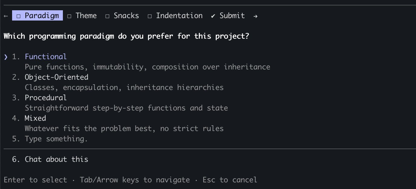 AskUserQuestion Tool Final Design